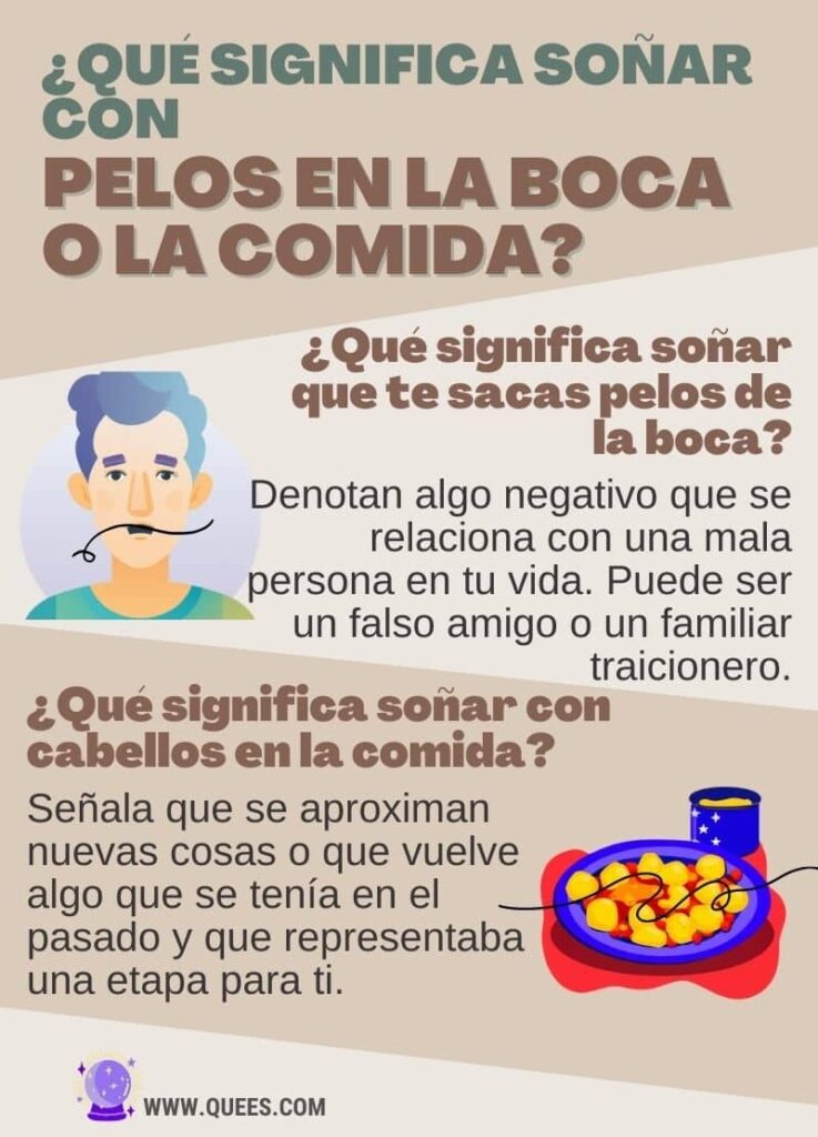 Pelo largo en la boca: ¿Qué significa este sueño?