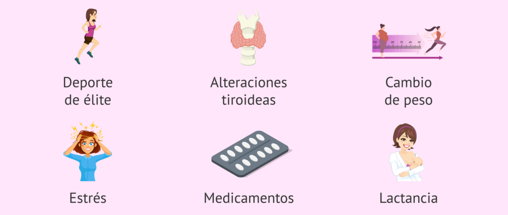 Posibles causas de retraso menstrual y sueño en una semana