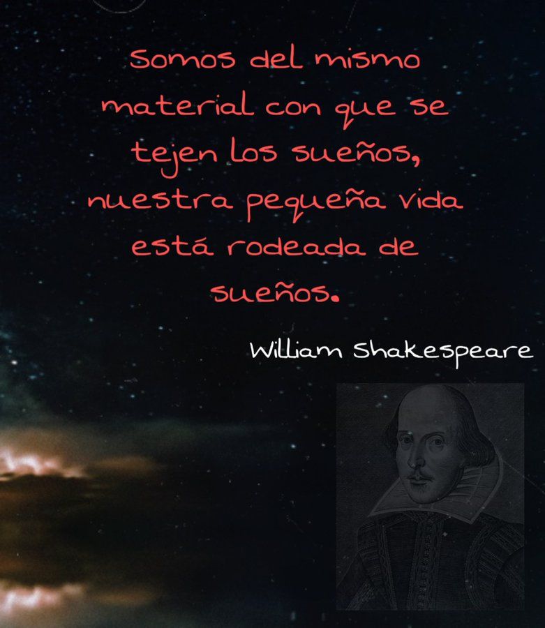 Shakespeare: somos materia de sueños