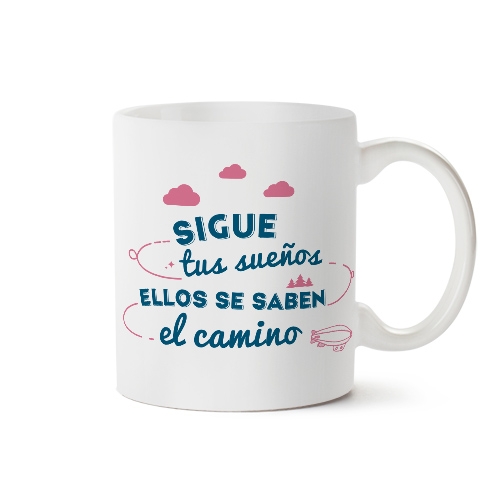 Sigue tus sueños con esta taza inspiradora