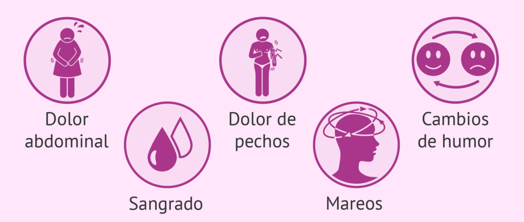 Síntomas menstruales sin regla: gases, cambios de humor y más