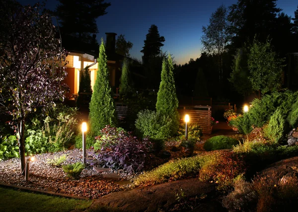 Sueña con el jardín ideal: Imágenes nocturnas inspiradoras