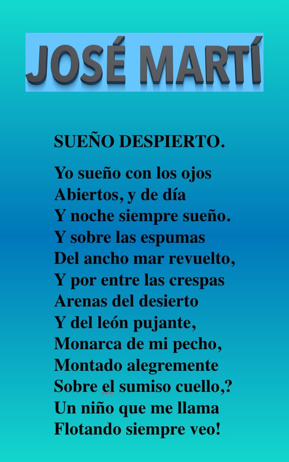 Sueña despierto con el día: poema nocturno