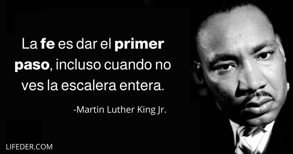 Sueña en grande y hazlo realidad con estas frases de Luther King