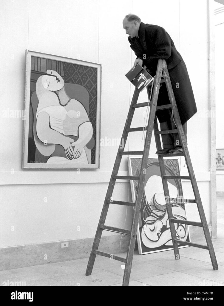 Sueño de Picasso: Una obra en blanco y negro