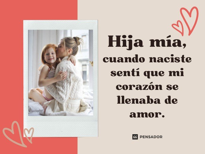 Te espero en mis sueños, hija: frases llenas de amor y ternura