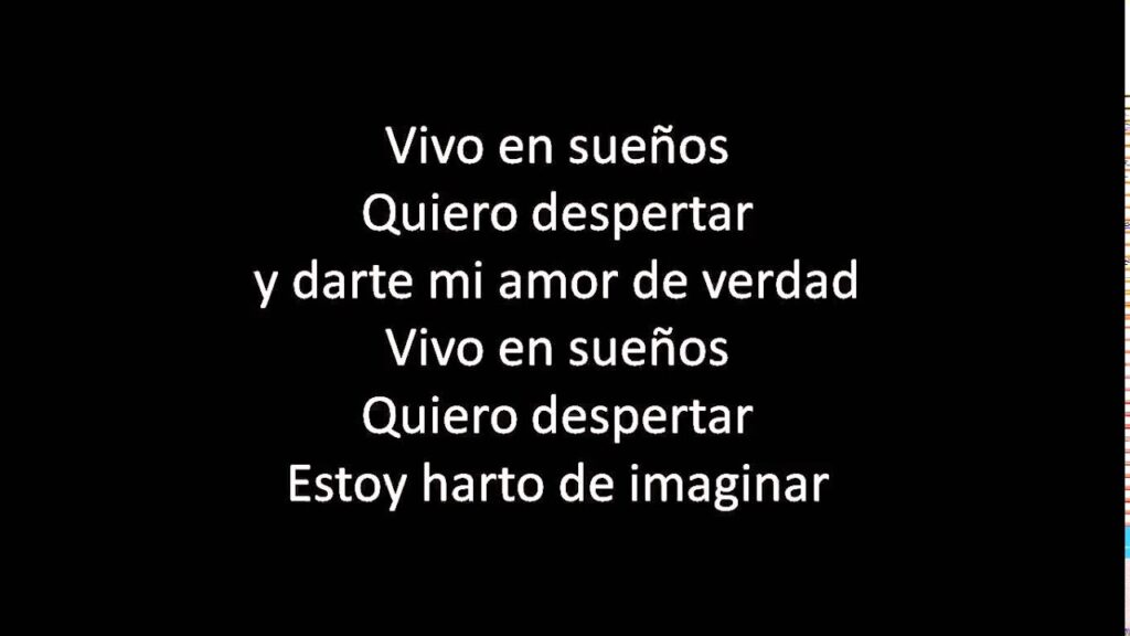 Vivo, canto y sueño por ti: El amor en su máxima expresión